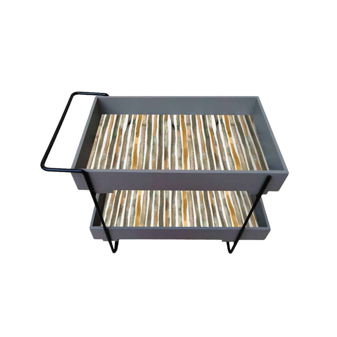 Two Tier Metal Rack