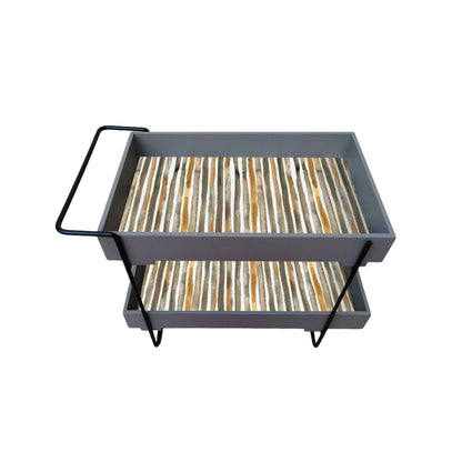 Two Tier Metal Rack