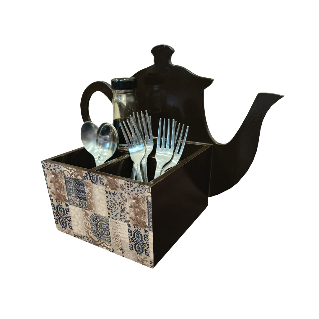 Cutlery Holder - Tea Pot Style