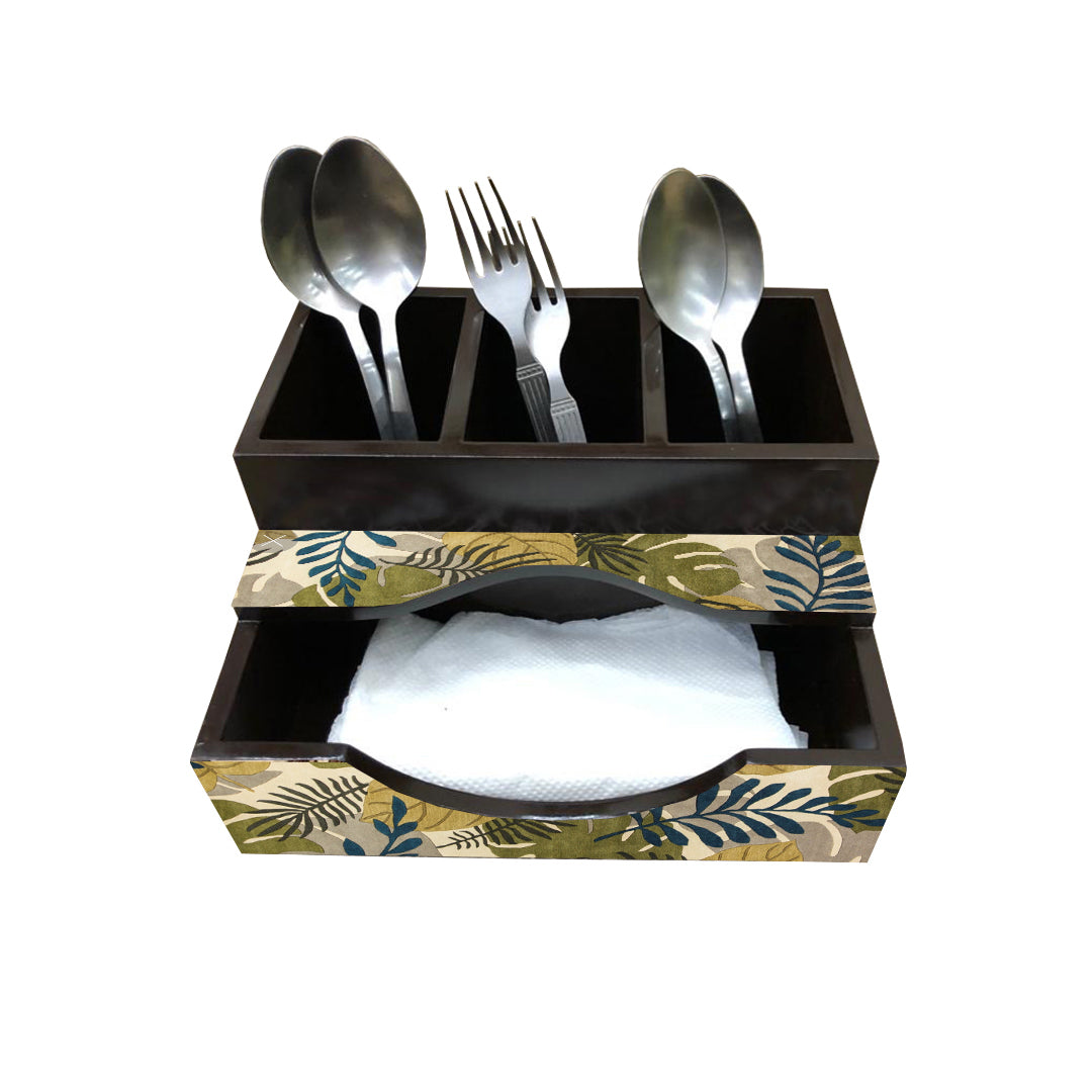 Cutlery Holder with Napkin Holder