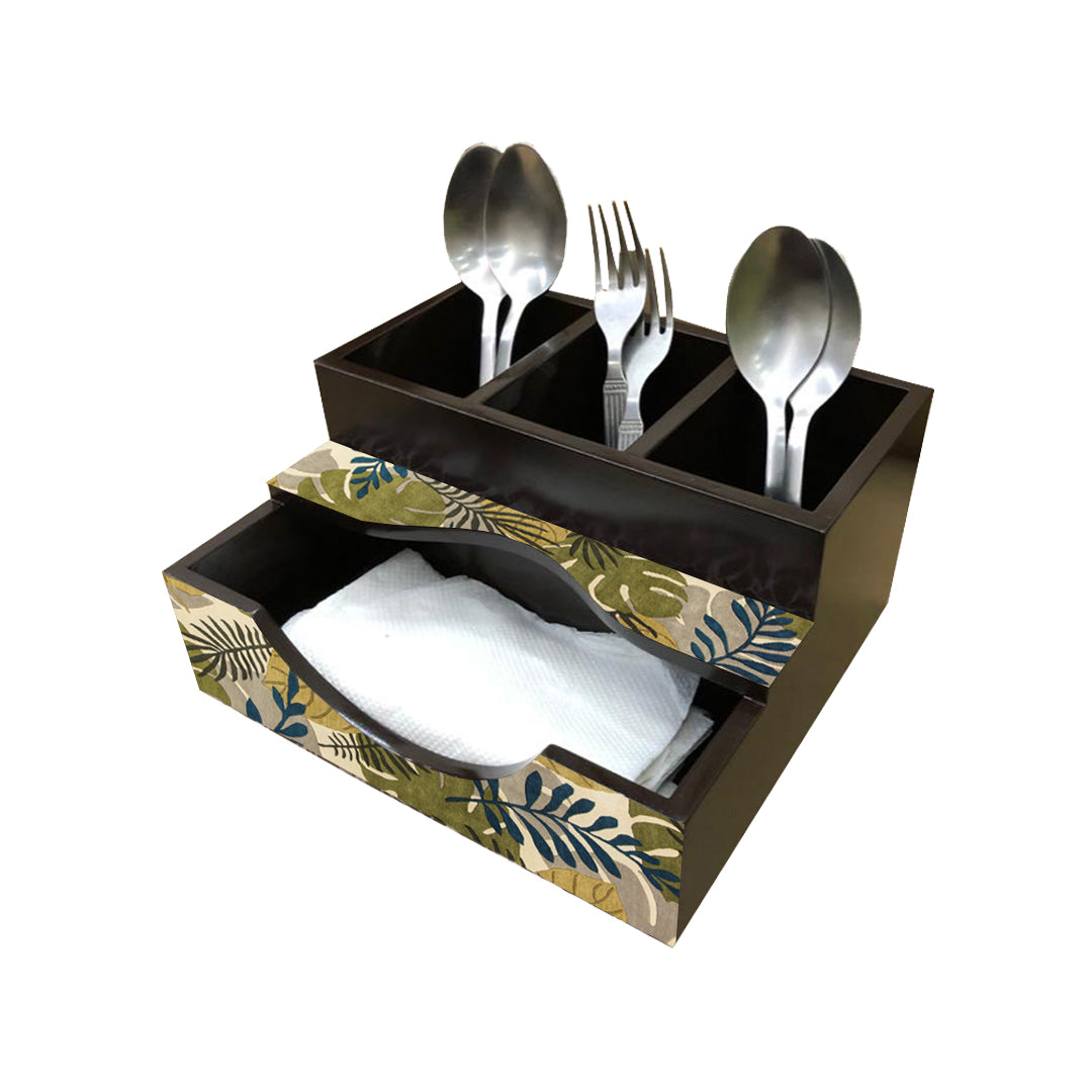 Cutlery Holder with Napkin Holder