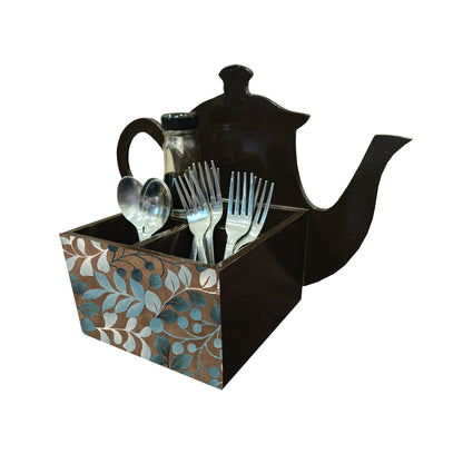 Cutlery Holder - Tea Pot Style