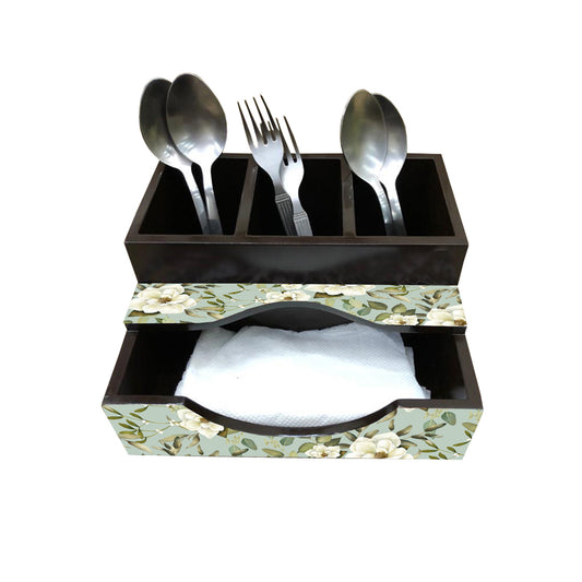 Cutlery Holder with Napkin Holder