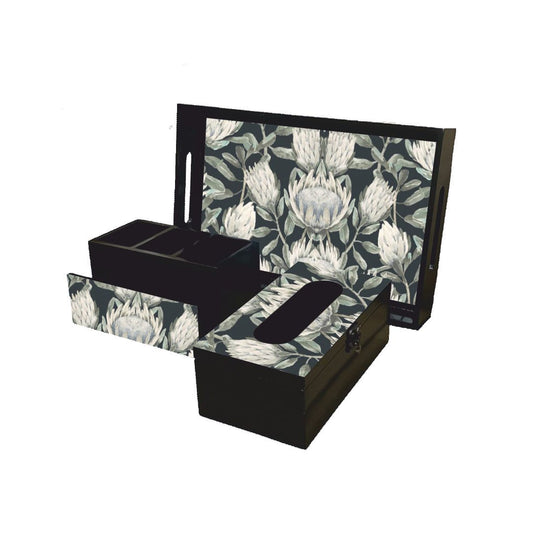 Combo - Serving Tray, Cutlery Holder & Tissue Box