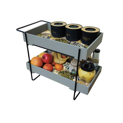 Two Tier Metal Rack