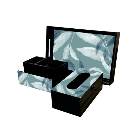 Combo - Serving Tray, Cutlery Holder & Tissue Box