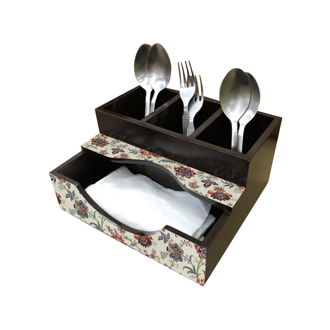 Cutlery Holder with Napkin Holder