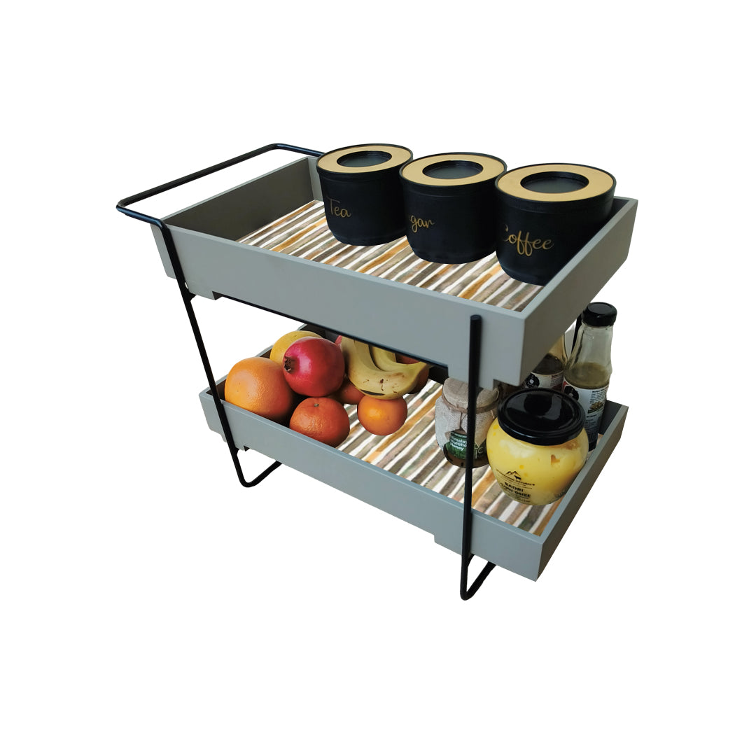 Two Tier Metal Rack