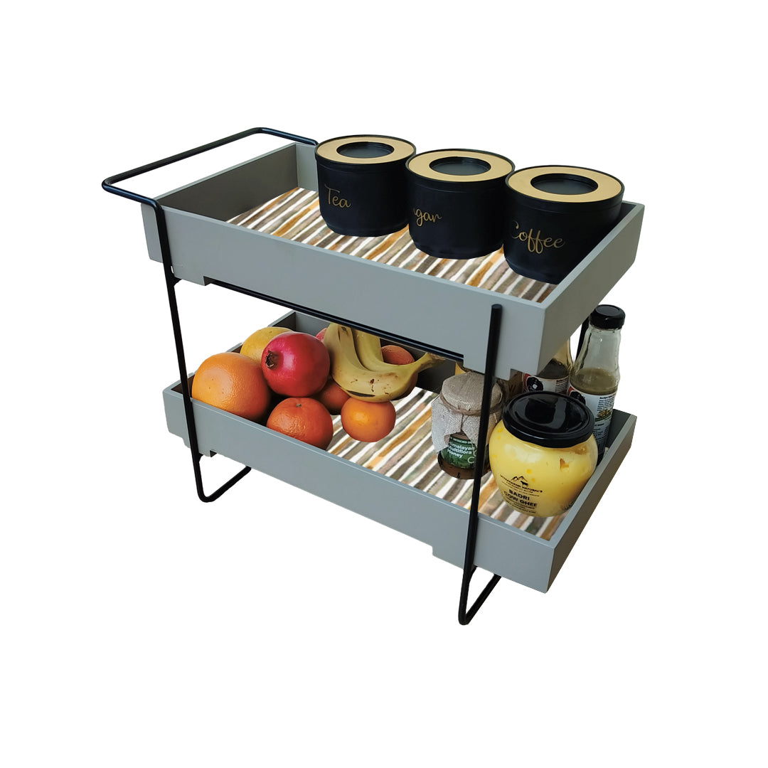 Two Tier Metal Rack