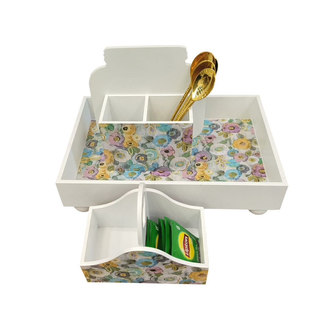 Combo | Tray, Cutlery Caddy & Tea Bag Caddy