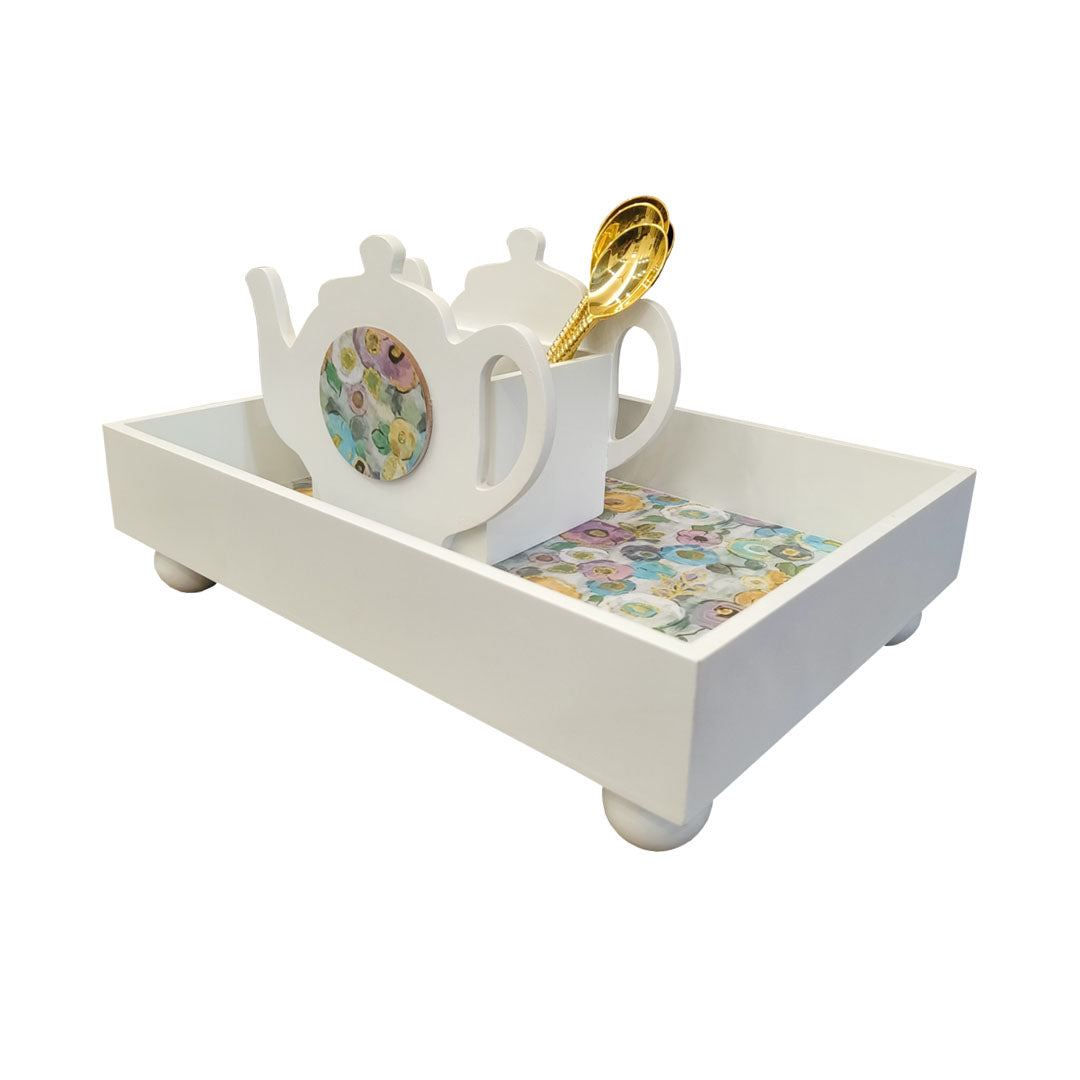 Combo | Tray, Cutlery Caddy & Tea Bag Caddy